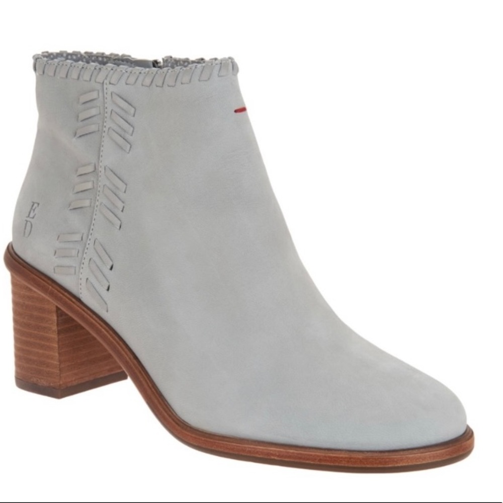 ED by ELLEN DeGENERES Susumu Leather Ankle Boots Sz 7.5